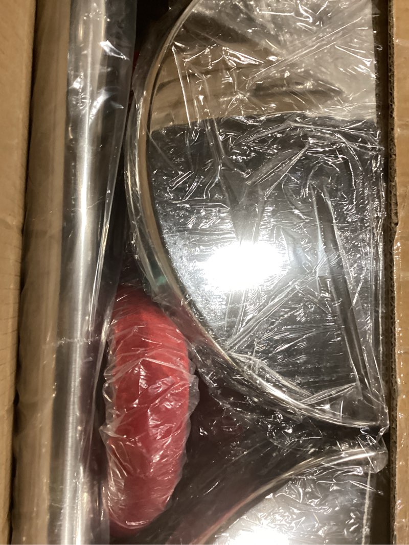 Condition photo showing Good Condition for 4pcs silver stanchions posts with 3pcs 5 ft red velvet rope, red velvet rope stanchion set crowd control barriers, stanchions and velvet ropes red carpet poles for party supplies 4 silver