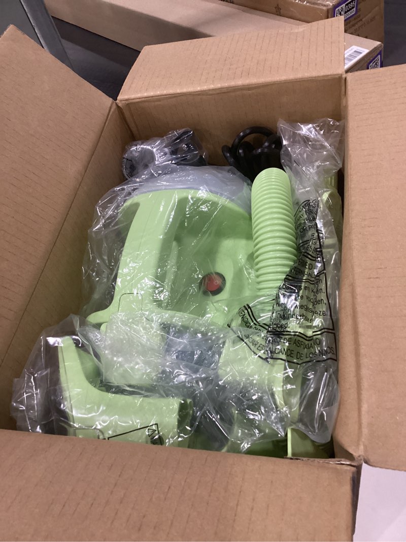 Condition photo showing Good Condition for NOT TESTED BISSELL Little Green Mini Portable Carpet and Upholstery Deep Cleaner, Car/Auto Detailer, with HydroRinse Self-Cleaning Tool and 4\" Tough Stain Tool, Tea Green, 4075