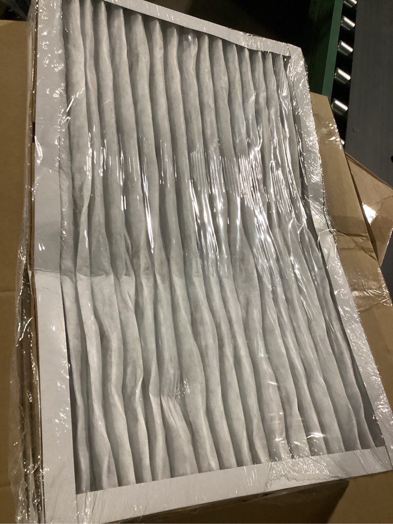 Condition photo showing As Is for bnx trufilter 16x25x1 air filter merv 13 (4-pack) - made in usa - electrostatic pleated air conditioner hvac ac furnace filters for allergies, pollen, mold, bacteria, smoke, allergen, mpr 1900 fpr 10 merv 13 16x25x1 4-pack