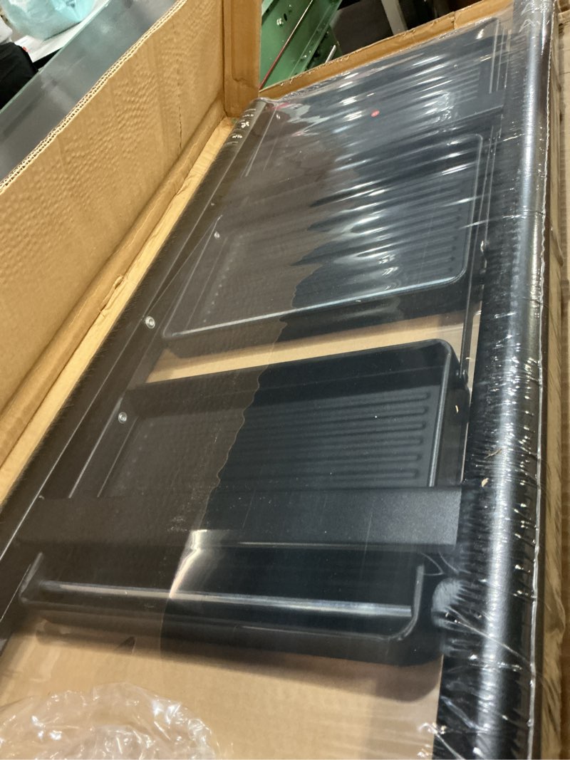 Condition photo showing New/Like New for Step Ladder 3 Step Folding, Sturdy 330 Lbs Small Step Stool for Adults, Closet Step Stool Ladder with Anti-Slip Wide Pedals, Portable Folding Ladder for Home Kitchen Office 3 step ladder Black