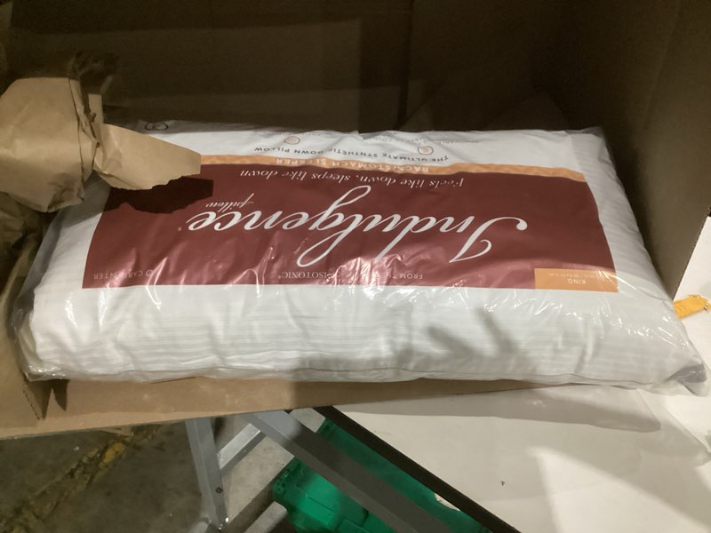 Condition photo showing New/Like New for isotonic indulgence synthetic down pillow | back & stomach sleeper (king)