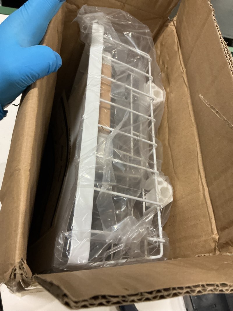 Condition photo showing Good Condition for ( only 1 pcs )Kitstorack Under Sink Organizer, 2 Packs 2 Tier Under Sink Organizers and Storage, Slide out Pull out Cabinet Organizer Shelf, Metal Sliding Drawer for Kitchen Bathroom Pantry Closet Rack(White) White 2 Pack