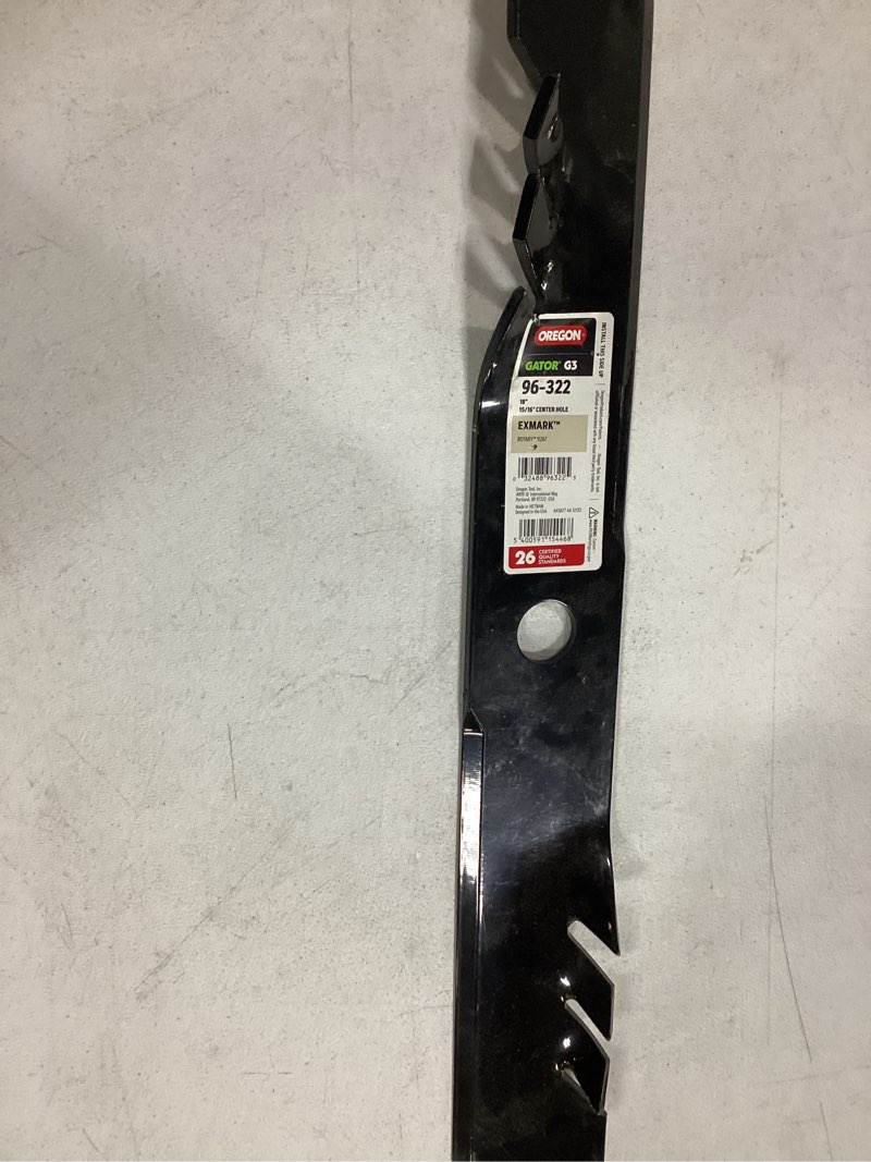 Condition photo showing Good Condition for oregon 96-322 toro and exmark gator mulcher g3 replacement lawn mower blade 18 inch,black