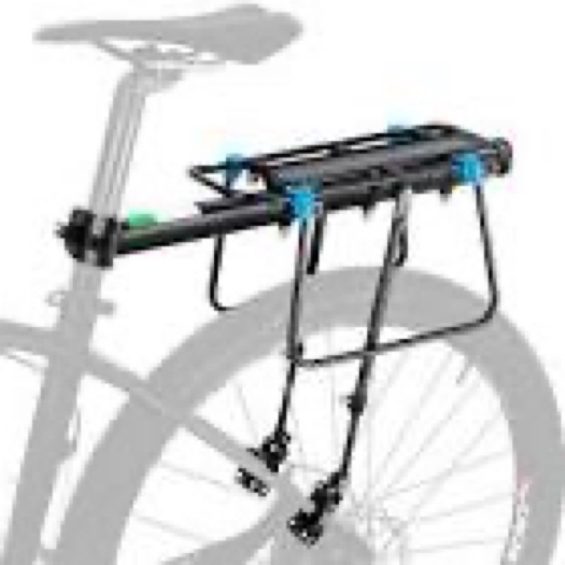 rockbros rear bike rack quick release mountain bike rear rack aluminum alloy bike cargo rack