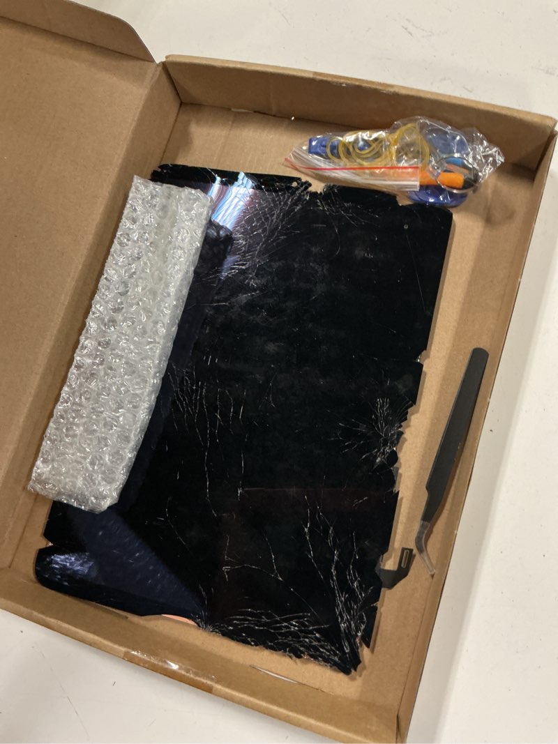 Condition photo showing As Is for a-mind for ipad air 4 2020 10.9" replacement lcd display touch digitizer assembly a2324 a2072 a2325 a2316 full repair kit with lcd and tools(black)