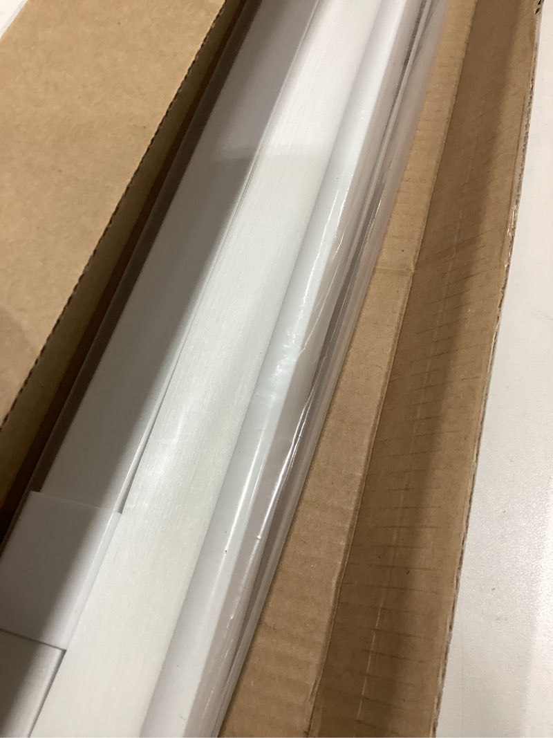 Condition photo showing Good Condition for LazBlinds Cordless Cellular Shades, No Tools No Drill Light Filtering Honeycomb Shades Pleated Blinds for Windows, 29'' W x 48'' H, White Light Filtering-white 29'' W x 48'' H