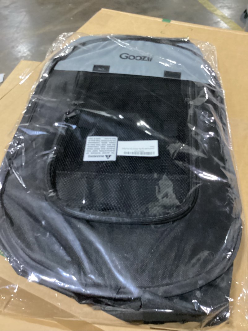 Condition photo showing Good Condition for portable dog playpen for medium dogs, collapsible pet cat kitten puppy playpen indoors outdoors with zipper top cover (medium size, grey-black) grey-black m [35.5" x 35.5" x 23.1"]