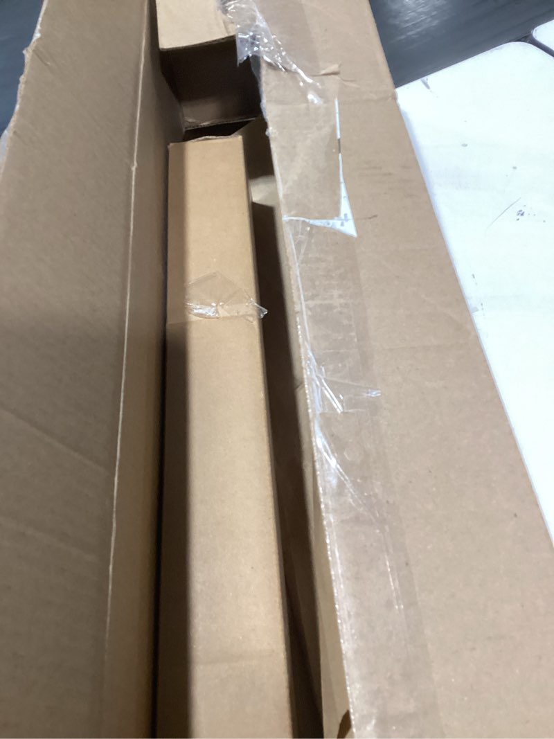 Condition photo showing As Is for Ivilon Shower Tension Curtain Rod - Adjustable Tension Rod for Shower Curtains, Bathroom, or Windows, Easy to Install, No Drilling Required, Rustproof, Spring Loaded, Adjustable 24 to 36 Inch Ivory 24" to 36" Ivory