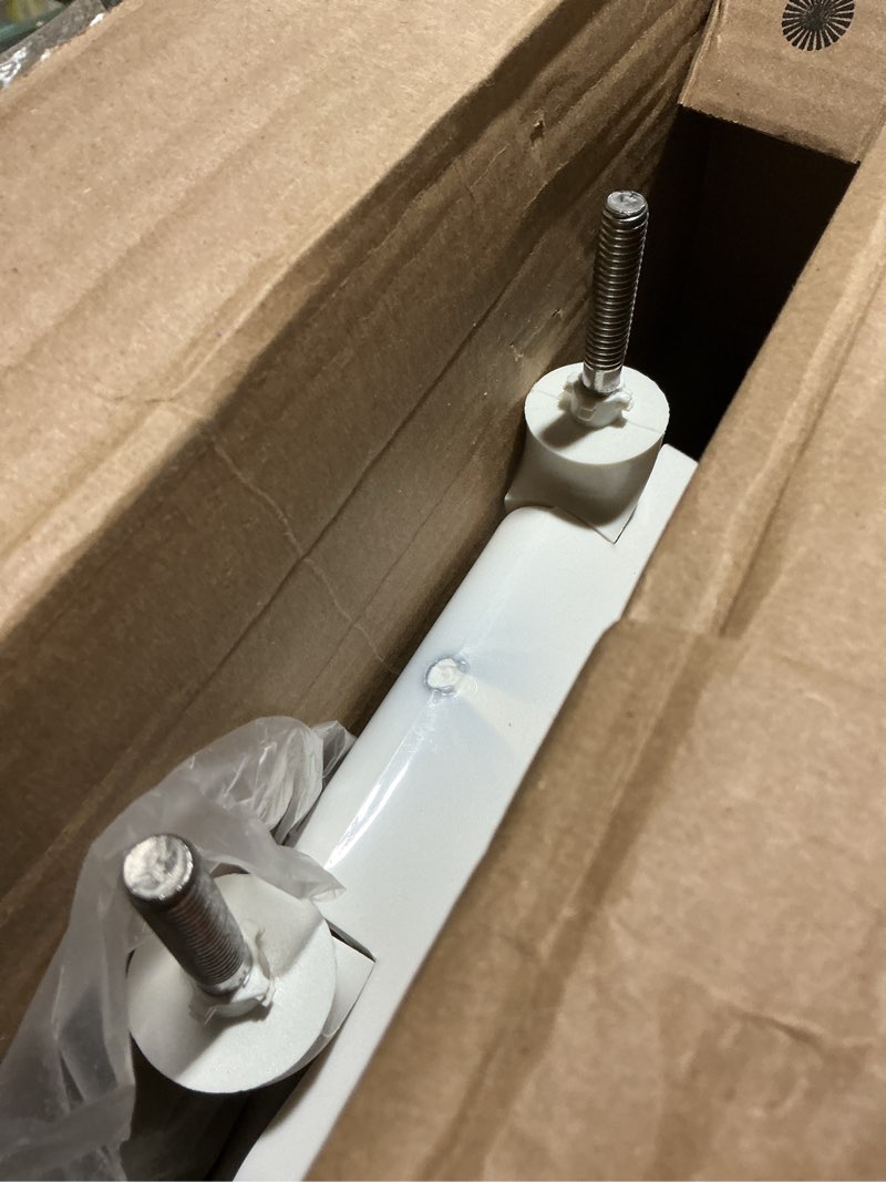 Condition photo showing As Is for BEMIS 1955SSCT Commercial Open Front Plastic Toilet Seat, Heavy Duty Industrial No Slam Seat without Lid, Secure Installation, Made in USA, Elongated, White White Elongated