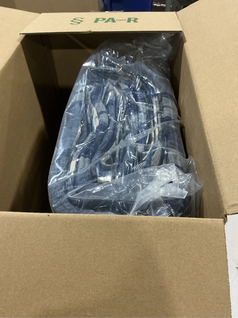 Condition photo showing Good Condition for Eddie Bauer - Queen Quilt Set, Naturally Soft Cotton Bedding w/a Lightweight Feel for All-Year Comfort, Reversible w/Matching Pillowcases, 3 Piece Bed Set (Moose Plaid/Pinstripe/Patchwork Blue) Queen Moose Plaid/Pinstripe/Patchwork Blue