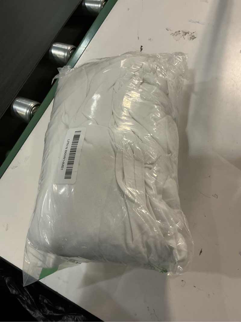 Condition photo showing Good Condition for BLISSFORD - 2 Pack Fitted Hospital Bed Sheets with Elastic All Around for a Cotton Rich Soft Knitted Jersey Sheet, 36” x 84” x 12” 2 Per Pack 1 - White