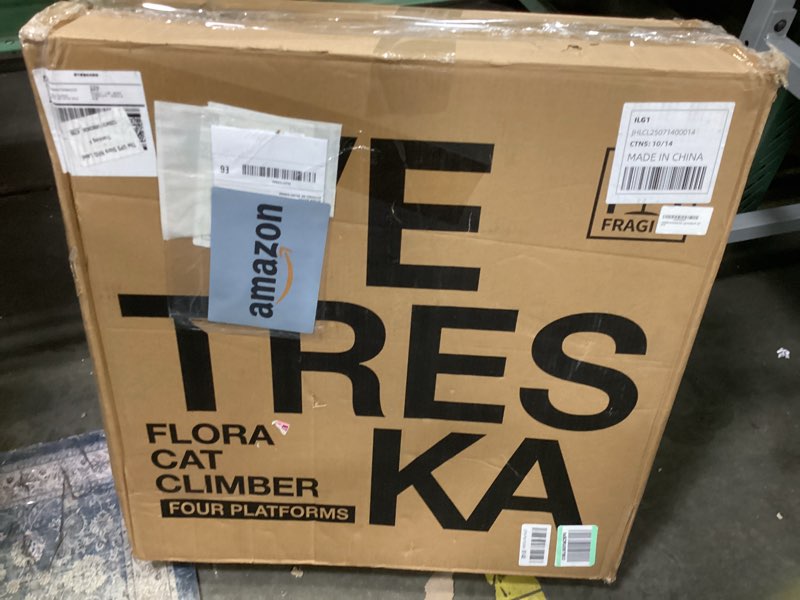 Condition photo showing Good Condition for VETRESKA 39.8" Cat Tree Multi-Level Cat Tower with Platform, Sisal Scratching Posts with Hanging Blo