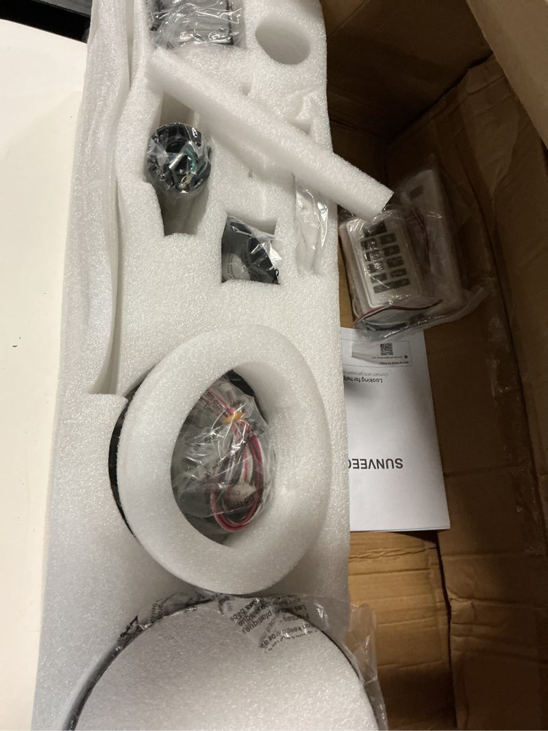 Condition photo showing As Is for outdoor ceiling fans with light: 3 blades modern walnut ceiling fan - ceiling fans with lights and remote wall app control - indoor ceiling fans for bedroom living room (60 inch a3)