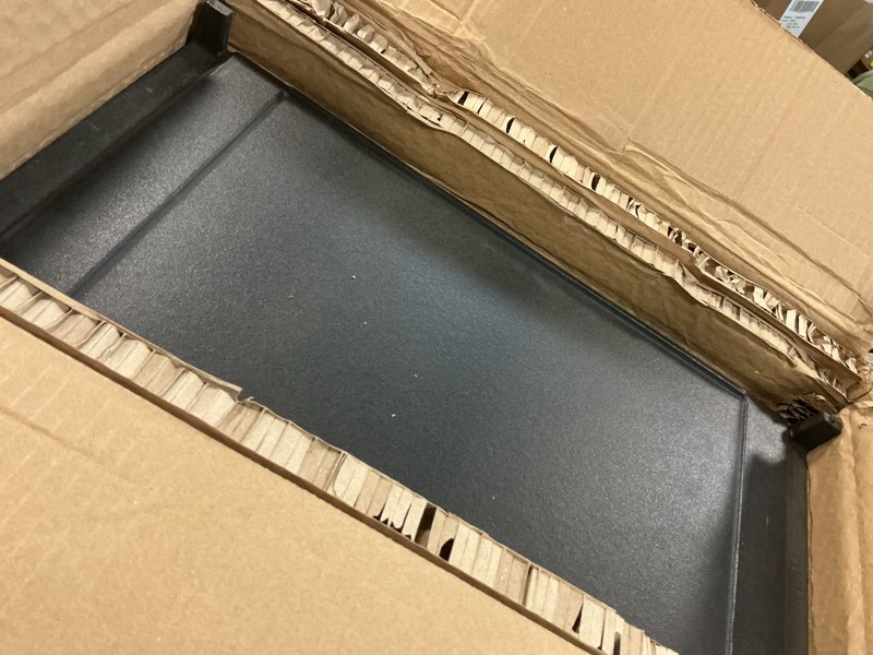 Condition photo showing As Is for wb31x27151 side grates wb31x24738 stovetop griddle replacement for ge general electric stove parts,wb31x24736 cooktop grates wb31x24998 cast iron griddle for stove top jgbs66rekss jgb735spss gas stove wb31x27151 & wb31x24738