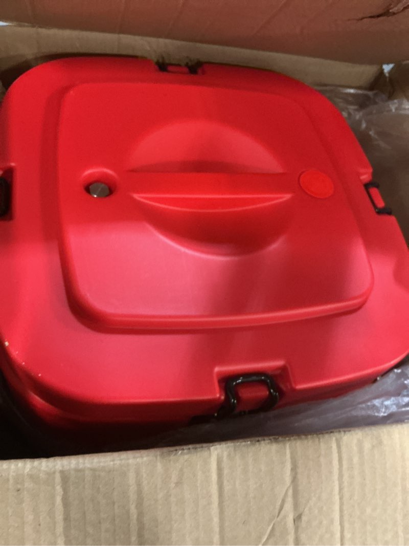 Condition photo showing As Is for insulated soup container commercial food warmer,5 gallon insulated beverage cooler,21qt hot box for catering,insulated drink dispenser with stainless steel interior and spout/spigot ds-20l 21qt