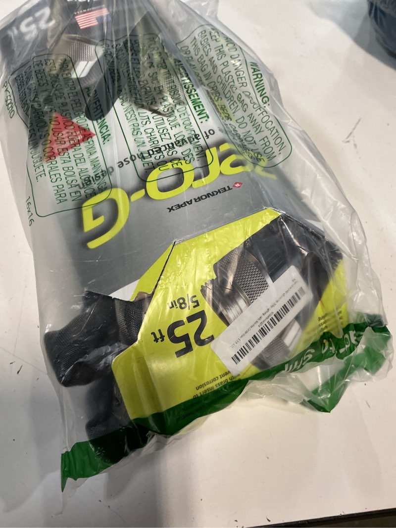 Condition photo showing Good Condition for zero-g 4001-25 8 inch by 25 feet lightweight, ultra flexible, durable, kink-free garden hose, 5, 5/8" x 25', gray zero-g 5/8" x 25'