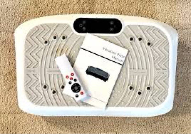 (similar))softgym vibration plate exercise machine for lymphatic drainage,power vibrate stand shake board 450 lbs capacity whole body workout waver with fitness resistance bands weight loss gifts for women men slim plus-black