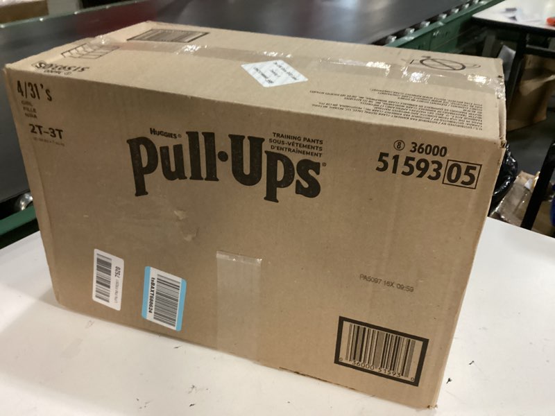 Condition photo showing New/Like New for pull-ups girls' learning design pack disposable training pants - 2t-3t - 124ct
