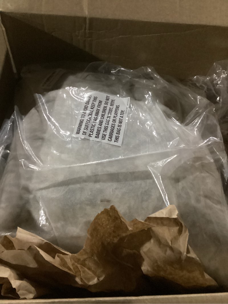 Condition photo showing New/Like New for bryar wolf premium duck down & goose feather filling – 90/10 white mix (2 lb) | ultra-soft, breathable, hypoallergenic bulk stuffing for pillows, cushions, bedding, jackets & diy crafts