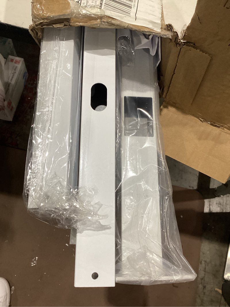 Condition photo showing Good Condition for handrails for outdoor steps,1-4 step stair handrail & indoor stair railing kit?white railings for outdoor steps and hand rails for seniors for porch(4 step - white) white-with balusters 4 step 1