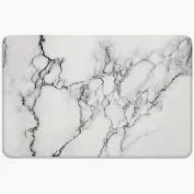Quick Drying Stone Bath Mat Large 19.2 x 27.5 Inch | Diatomaceous Earth Shower Mat Non-Slip | Diatom