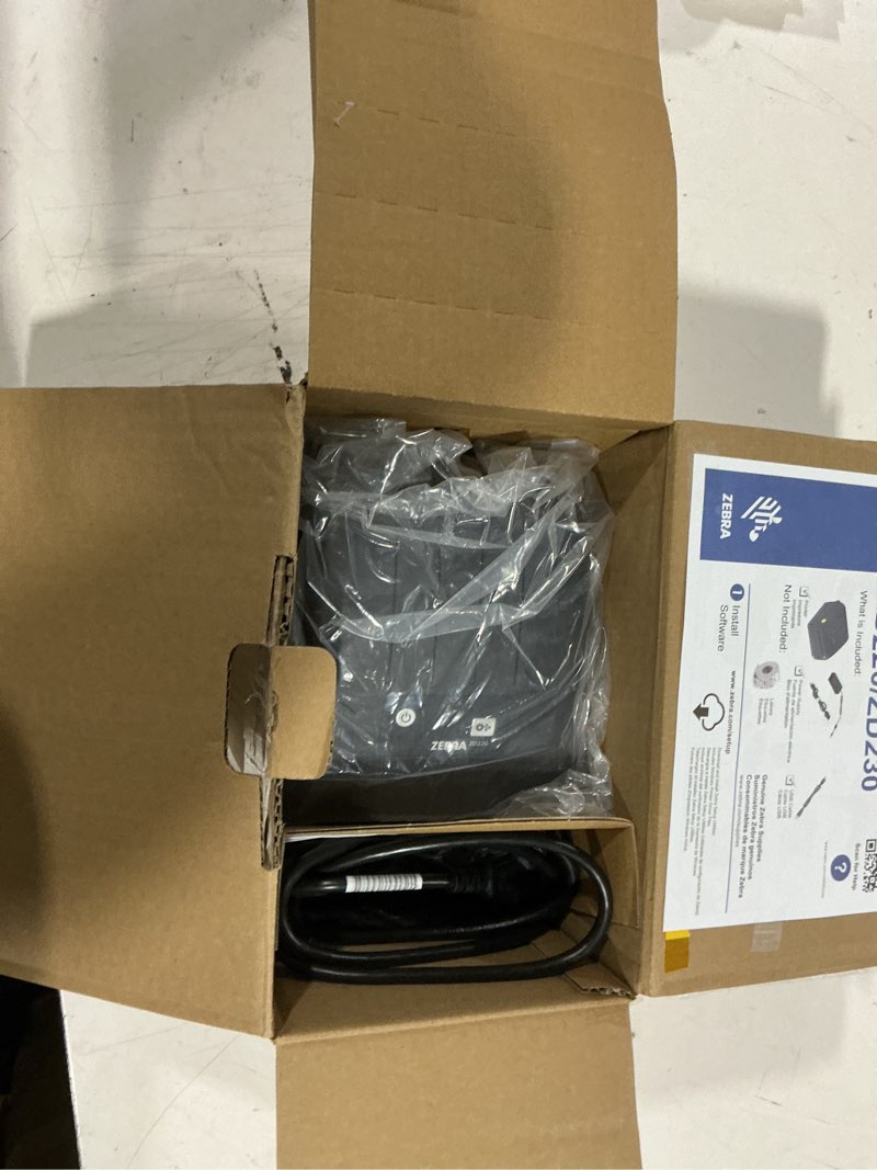 Condition photo showing Good Condition for zebra zd220 thermal desktop printer 4"| 203 dpi | no ink required | usb connectivity | 2 year warranty | direct thermal | z-spark series