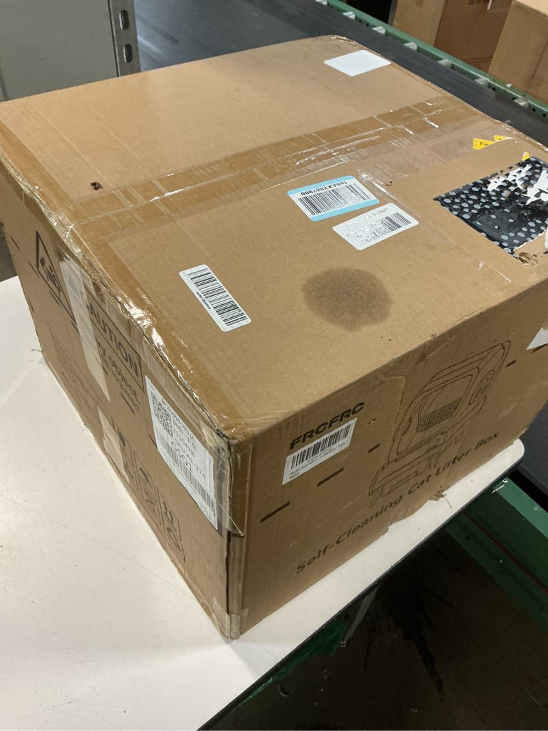 Condition photo showing Good Condition for automatic cat litter box self cleaning - app control, cat toilet records, suitable for medium cats and kittens, anti-pinch safety, low noise operation?assembly required?- white