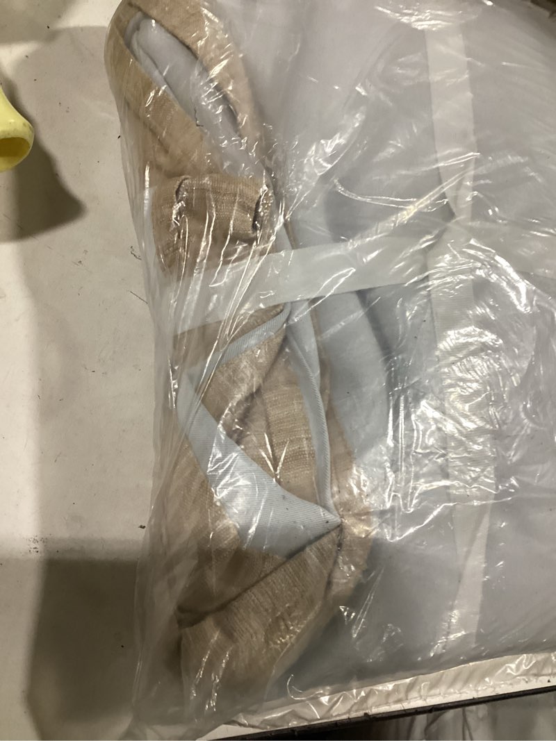 Condition photo showing Good Condition for tan beige darkening curtains quince