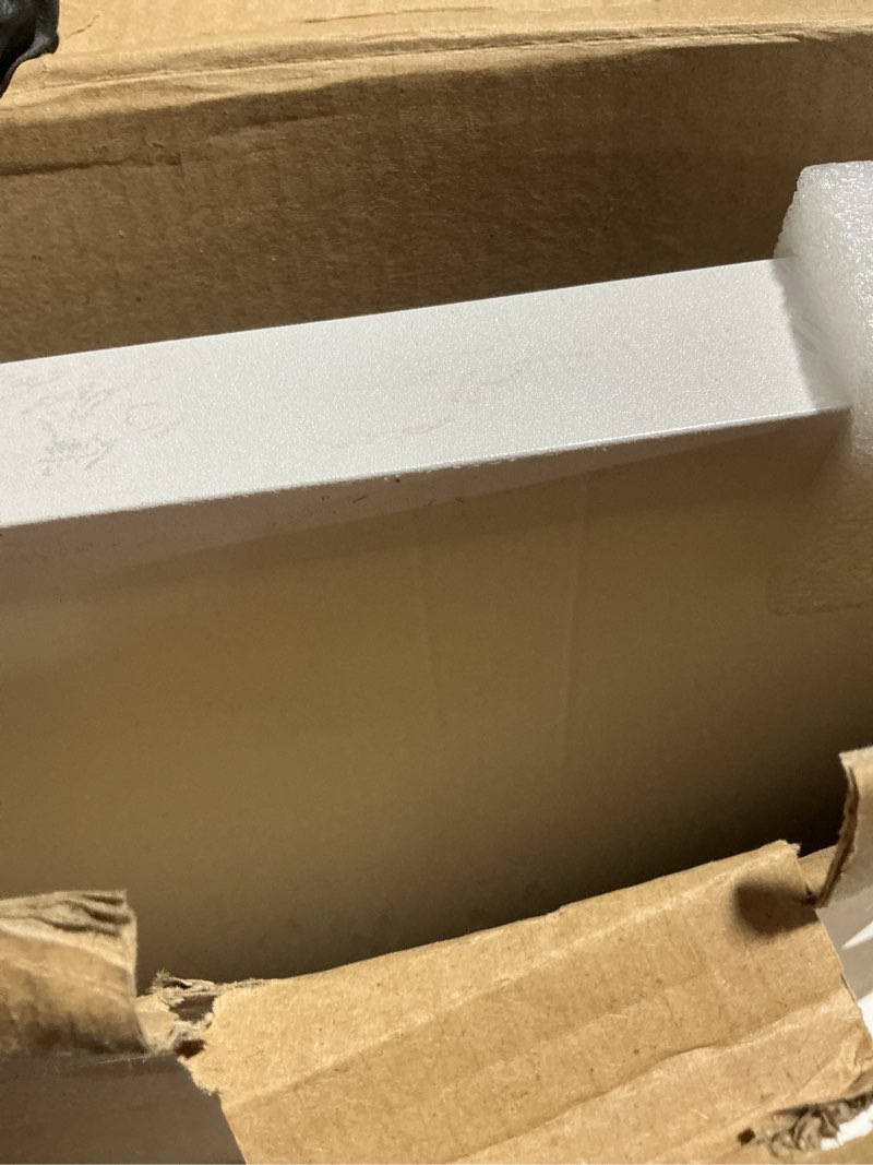 Condition photo showing Good Condition for 20 Inch Square LED Flush Mount Ceiling Light, 50W, 5000LM 3000K/4000K/6000K CCT Selectable, Large Square LED Flat Panel Ceiling Light Fixture for Bedroom,Kitchen,Living Room (White 1PK) White Square-20inch-1PK