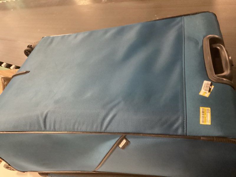 Condition photo showing Good Condition for american tourister navy blue suitcase