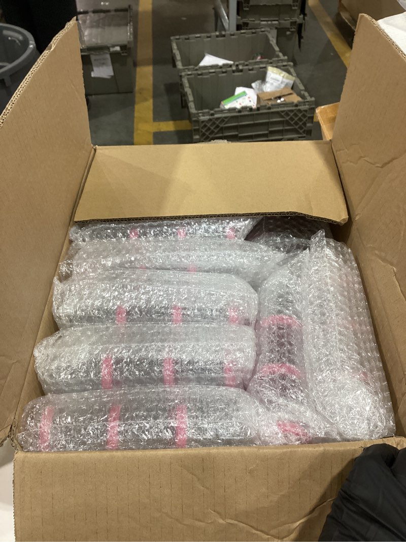 Condition photo showing As Is for Nuogo 100 Pack 1.5oz Mini Hexagon Glass Jars Bulk for Wedding Small Honey Jars with Lids for Spice Canning Mason Gifts Candy Honey Wedding Party Favors DIY Crafts (Pink)