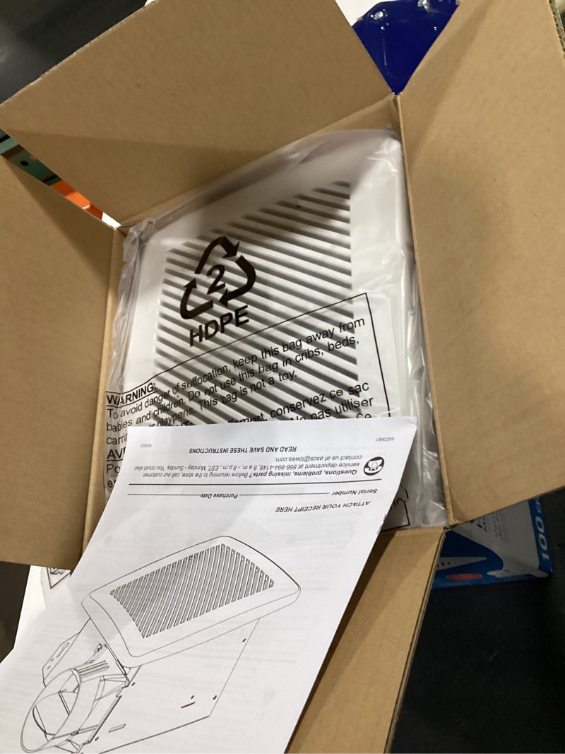 Condition photo showing Good Condition for utilitech 1.5-sone 100-cfm white bathroom fan with humidity sensor, energy star