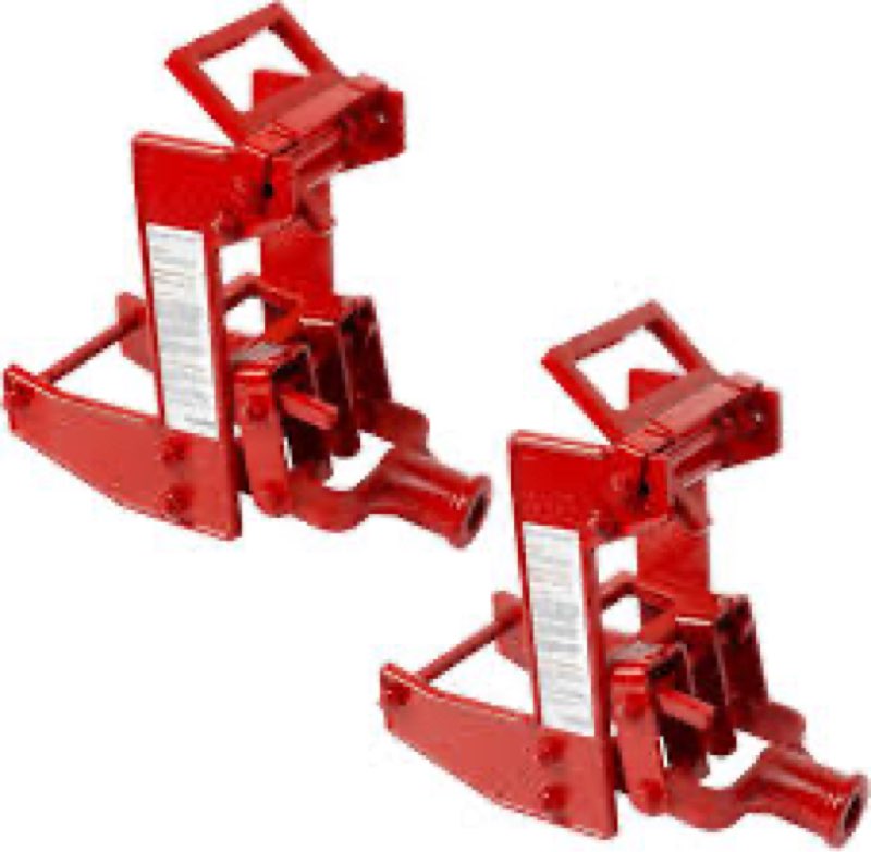 2 pcs Cast Iron Wall Jack, Heavy-Duty Portable Wall Jacks for 1-1/2 inch Wide x 3-1/2 inch Long fir 