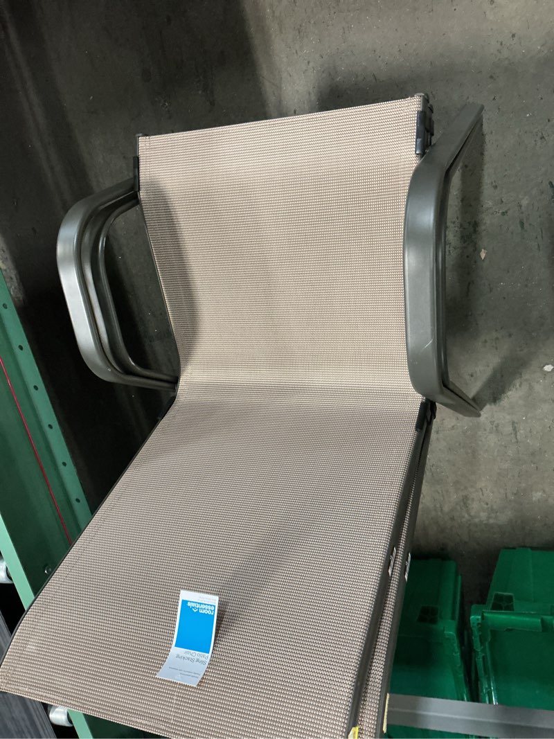 Condition photo showing Good Condition for sling stacking chair tan/black - room essentials™