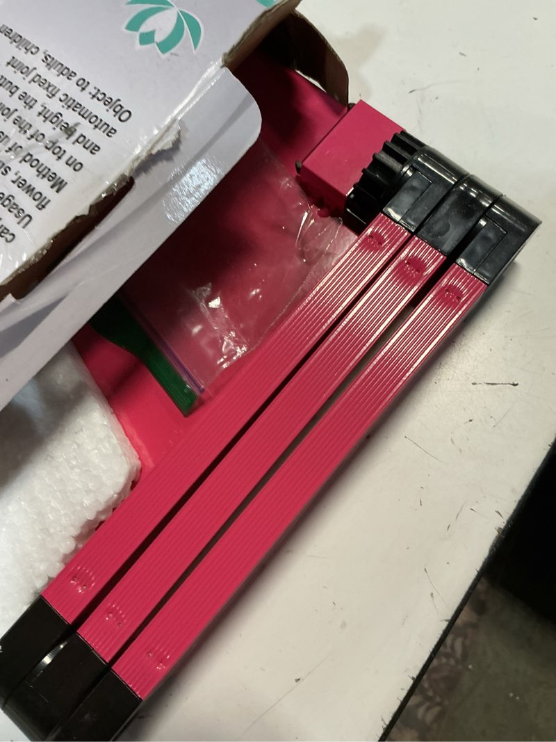 Condition photo showing As Is for adjustable laptop computer lap desk portable multifunctional cooling ergonomic vented table tv bed tray stand mount holder (420 * 260mm, pink)