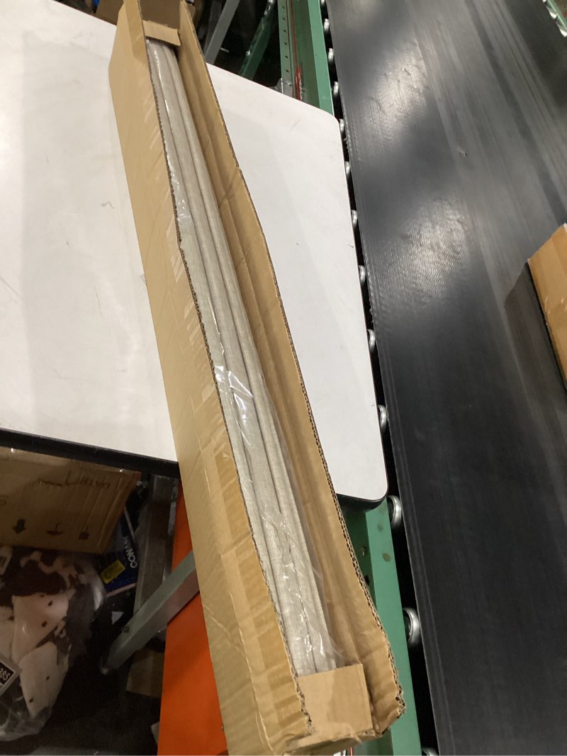 Condition photo showing Good Condition for lazblinds no tools no drill cordless roman shades for windows, blackout thermal insulated uv blocking window blinds, lightweight fabric blinds for indoor windows, 34" w x 60" h, blackout - beige beige 34" w × 60" h