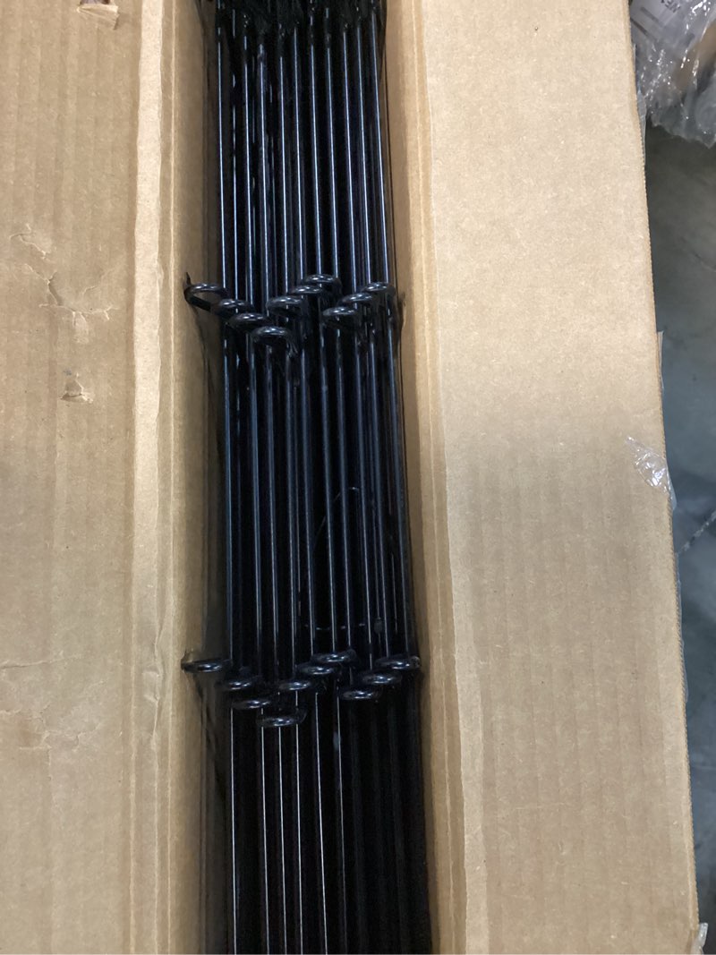 Condition photo showing New/Like New for FOREHOGAR Metal Garden Fence 40in (H) x 23.3ft (L), 10 Panels + 11 Stakes Dog Fences Border Fence An