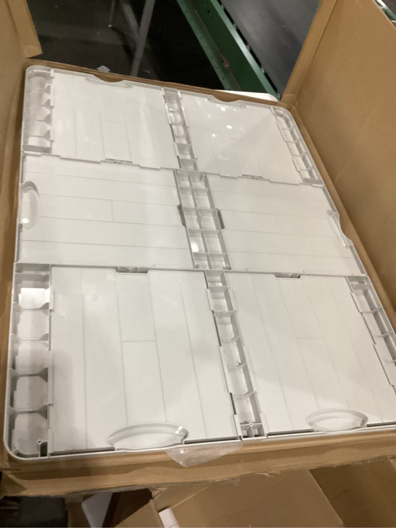Condition photo showing New/Like New for Lightweight 1500 Pieces Rotating Puzzle Board with 6 Sliding Drawers and Cover – 360° Lazy Susan Spinning, 34.25"x26.38" Portable Plastic Puzzle Table, for Mom