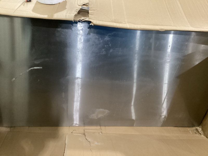 Condition photo showing Good Condition for (not tested)vevor 60\" commercial refrigerator sandwich & salad prep table, 16.4 cu. ft stainless steel refrigerated food prep station with 2 doors, frost free refrigerator with lock for restaurant, bar, store 60\"w worktop refrigerator