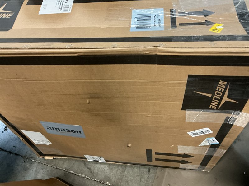 Condition photo showing Good Condition for Medline Lightweight Wheelchair for Adults With Swing-Back, Desk-Length Arms, Elevating Leg Rests; 18W" x 16"D Seat 18" Seat Width