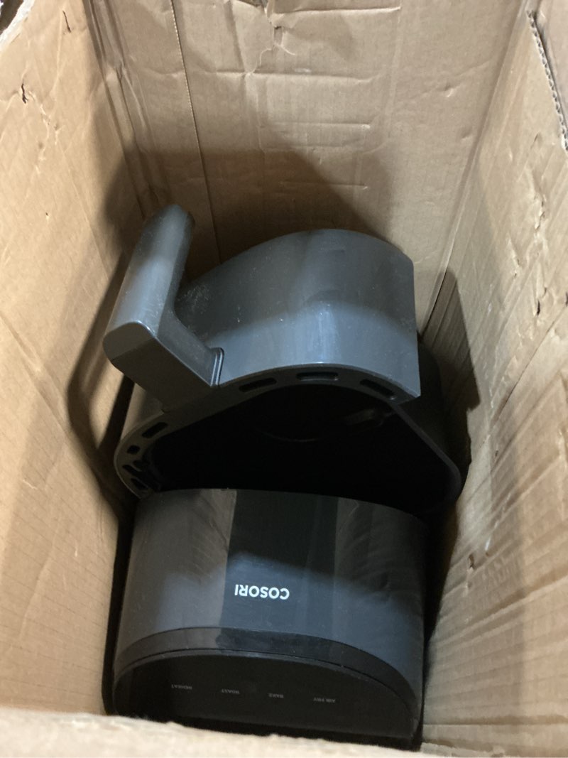 Condition photo showing As Is for cosori air fryer 2.1 qt, small & mini 4-in-1 airfryer ideal for simple meals and snack, easy to leftover food to crispy, up to 97% less oil, 30 in-app recipes, nonstick & dishwasher-safe basket grey 2.1 qt pro iii