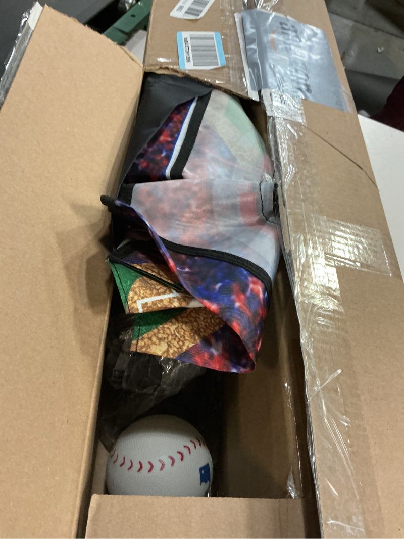 Condition photo showing As Is for Franklin Sports Target Toss Games - Kids Football + Baseball Target Toss Games for Indoors + Outdoors - Fun Football + Baseball Throwing Games for Kids - Includes Targets + Mini Toy Balls MLB Baseball