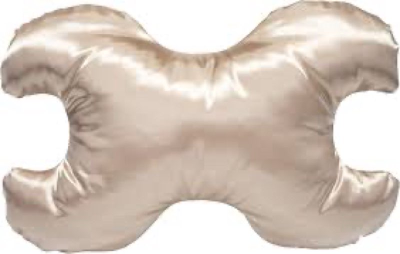save my face!" pillow the original anti-wrinkle pillowette le grand pillow - satin champagne 1 count (pack of 1) satin champange