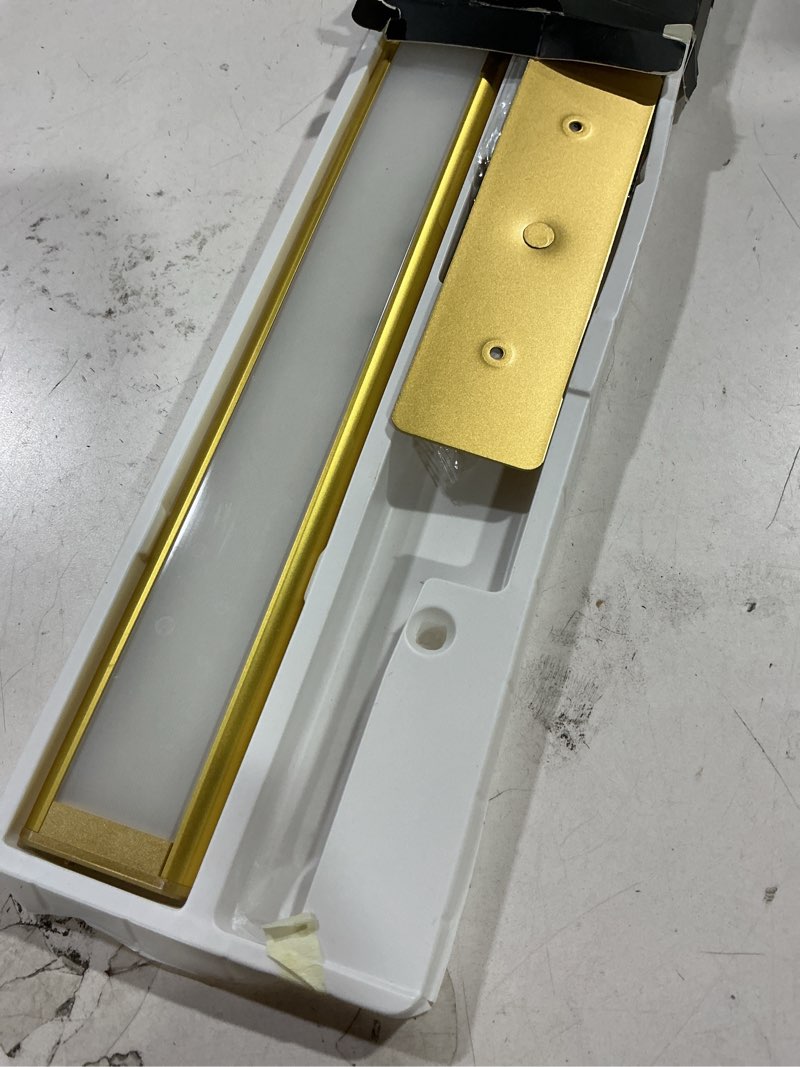 Condition photo showing Good Condition for ezvalo picture light for wall, 4800mah rechargeable wireless remote lights, 16'' dimmable magnetic led art painting light with 3 color temps, display for gallery, living room, bedroom, hallway (gold) gold 1pack-16in