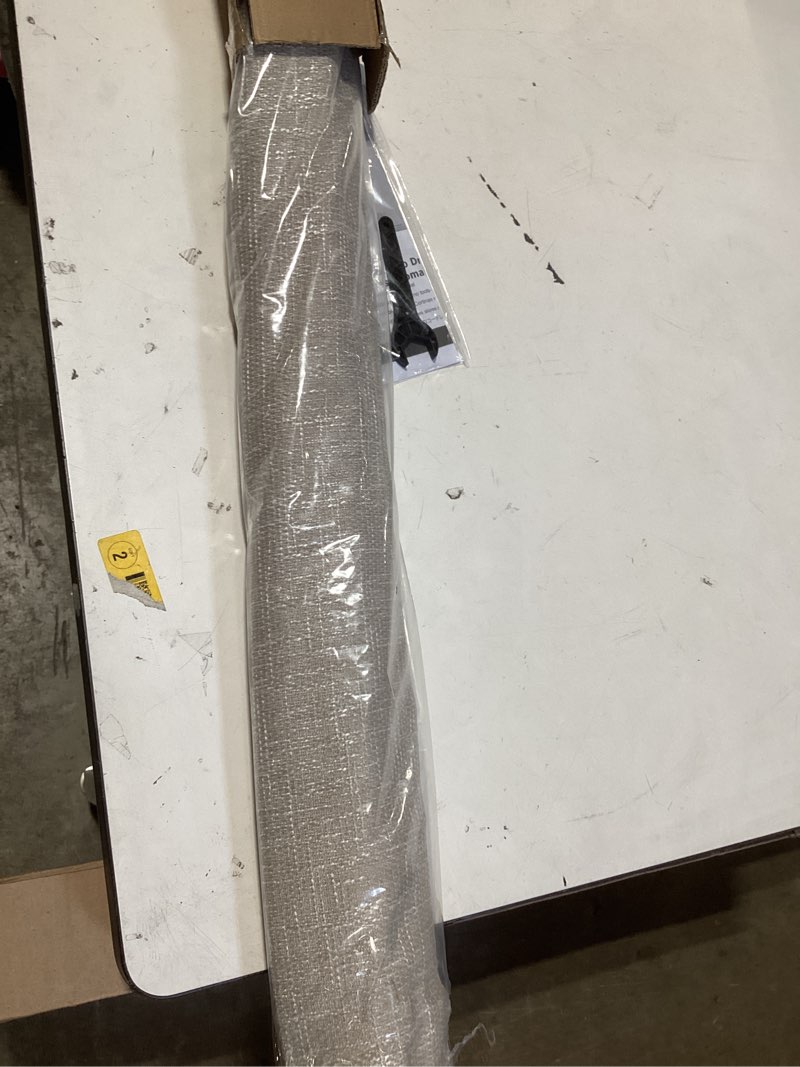 Condition photo showing As Is for no tools no drill cordless roman shades for indoor windows 100% blackout, for window size 20" w × 48" h beige beige 20" w × 48" h