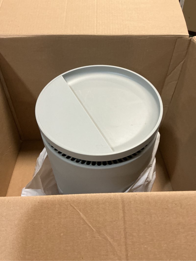 Condition photo showing Good Condition for BLUEAIR Room Humidifier - DreamWell - 48Hr Top-Fill Mist-Free InvisibleMist Technology Aroma Stone for Essential Oils and Soothing Mood Lighting - Quiet Operation for Bedroom and Home Use, Grey
