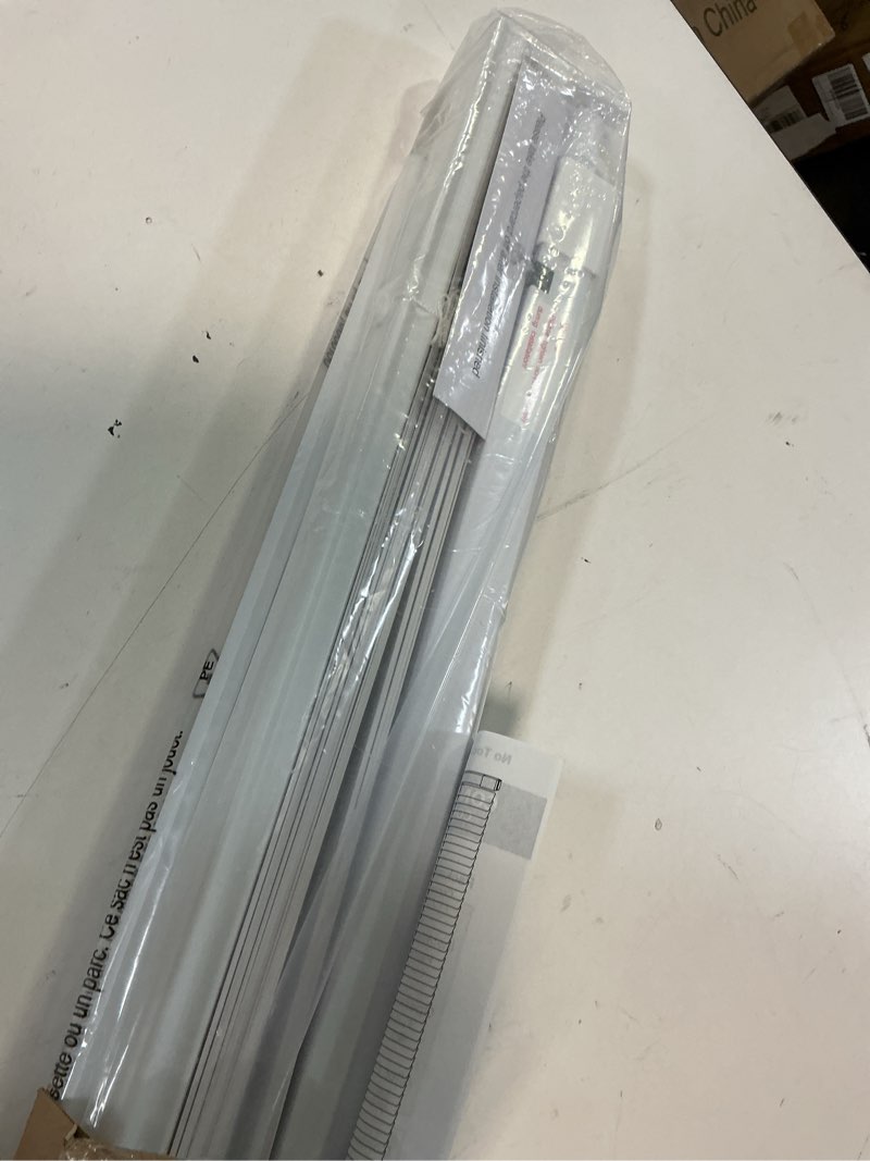 Condition photo showing Good Condition for lazblinds no tools no drill 1" vinyl mini blinds, cordless blinds for windows, light filtering horizontal window blinds & shades, 26 1/2" w x 48" h, white cordless-white 26 1/2" w x 48" h
