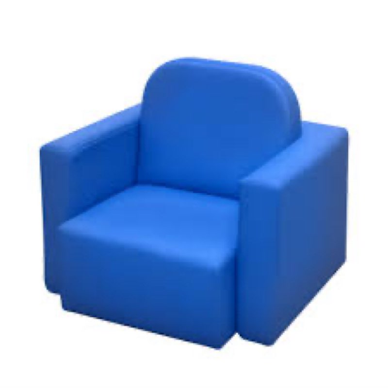 Qaba 2-in-1 Convertible Table and Chair Set for Boys Girls for Boys Girls, Blue