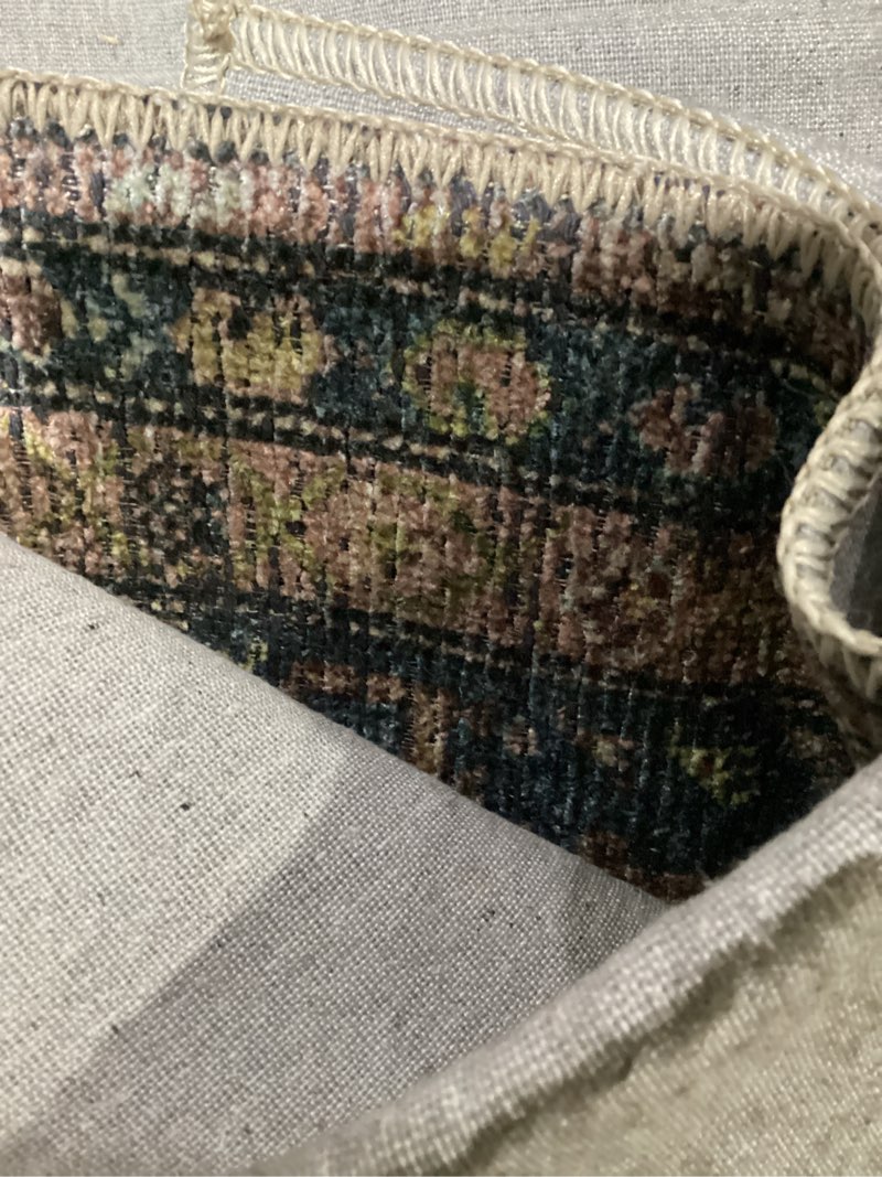 Condition photo showing Good Condition for similar  area rug washable vintage turkish floor cover foldable floral pastel area rugs for living kids room, dining, bedroom, office, entryway,
