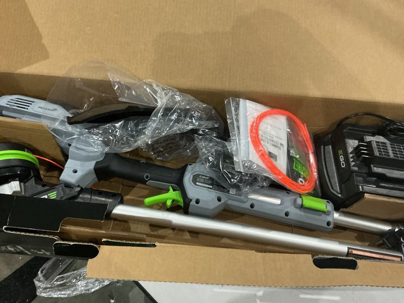Condition photo showing Good Condition for ego power+ powerload st1511t 15 in. 56 v battery string trimmer kit (battery & charger) w/ telescopic shaft & 2.5 ah battery